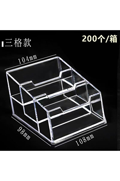 Choice صندوق تخزين بطاقات أكريليك شفاف إبداعي من سانجيتومينج، صندوق بطاقات عم...