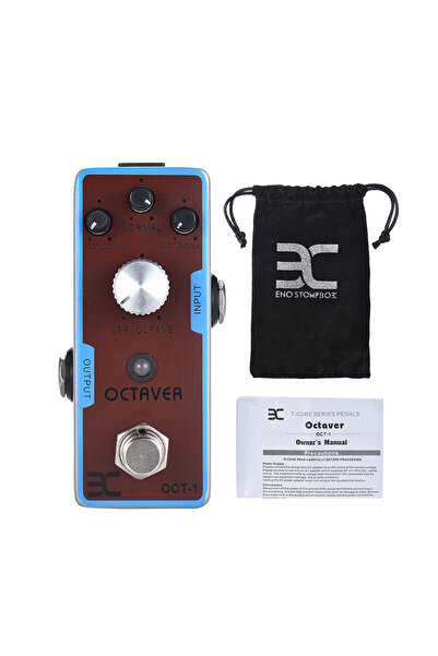 Choice دواسة تأثيرات جيتار براون ميني تاف، مزودة بخاصية التجاوز الحقيقي، وهيك...