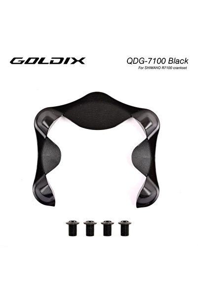 Choice QDG R7100 black GOLDIX Aero Chainring Cover Pneumatic Crank Plate Seal...