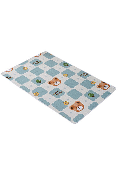 Choice وسادة بول للأطفال على شكل دب، مقاس 50*70 سم، مقاومة للماء وقابلة للغسل...