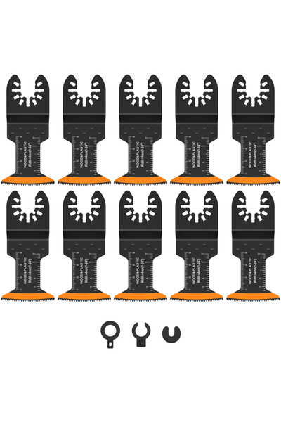 Choice 10pcs 44mm 10Pc Bi-Metal Oscillating Saw Blade Multitool Blades Sharp ...