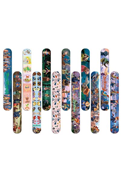 Choice 24 قطعة نمط B 12/36 قطعة سوار معصم سيليكون قابل للطي من زوتوبيا، هدية ...