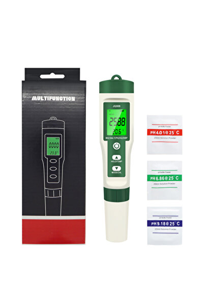 Choice مقياس رقمي لدرجة الحموضة بإضاءة خلفية، 10 وظائف في جهاز واحد: المقاومة...