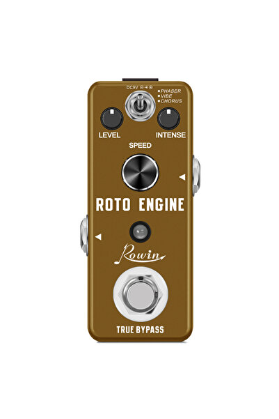 Choice Gold Rowin Guitar Triple-Effects Pedal Chorus Vibrato Tromolo Phaser M...