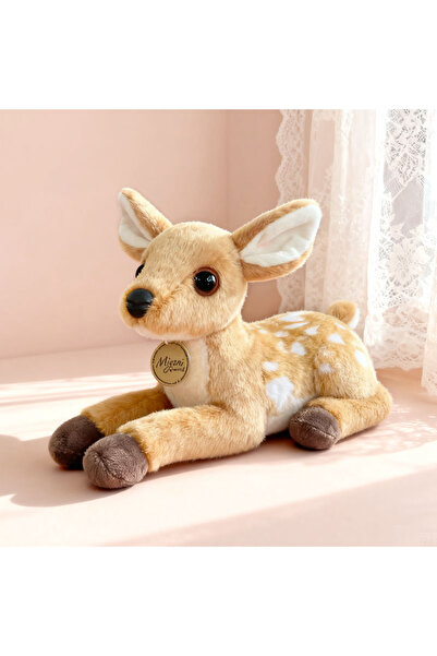 Choice دمية جمل بطول 25 سم، دمية غزال سيكا كاواي مستلقية بطول 25 سم، دمية غزا...