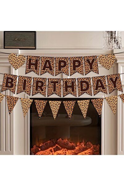 Choice Chocolate Cheetah Print Birthday Party Decorations Leopard Happy Birth...