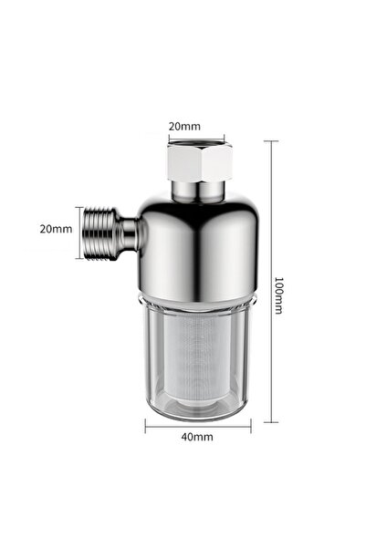 Choice فلتر مياه قابل لإعادة الاستخدام من الفولاذ المقاوم للصدأ، فلتر رواسب ق...