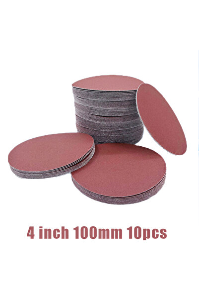 Choice27 40 قرص صنفرة 100 مم، 10 قطع، 4 بوصة، بدون ثقب، 100 مم، ورق صنفرة، لأ...