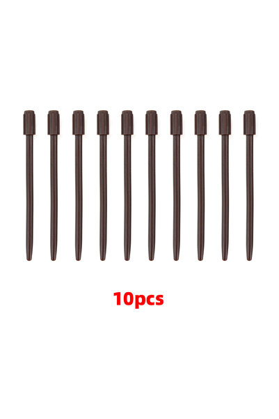 HIRISI أغطية ناعمة مضادة للتشابك بطول 73 مم، لون بني AH013، 10 قطع، أطراف أنا...