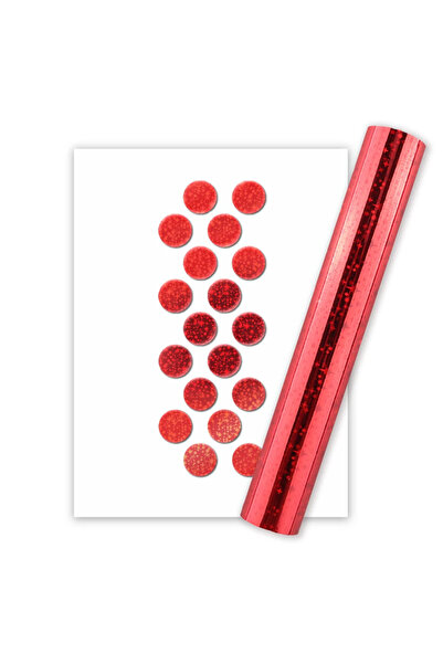 Choice Red Star 5Mx15CM 1 Roll Heat Activated Foil Hot Stamping Foil Paper Fo...