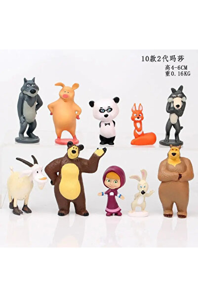 Choice مجموعة من 10 قطع من دمى ماشا ودببة ديزني الأكثر مبيعًا للأطفال