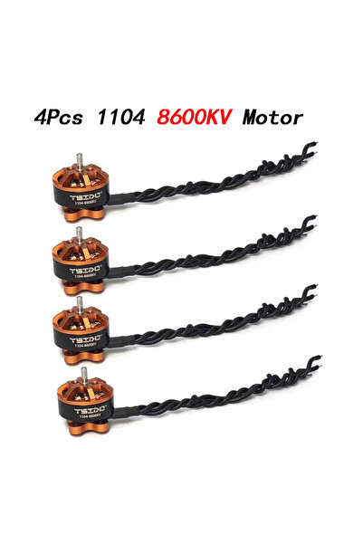 Choice 4Pcs 1104 8600KV 4Pcs Brushless Motor 1104 7500/8600KV 1.5mm Shaft for...