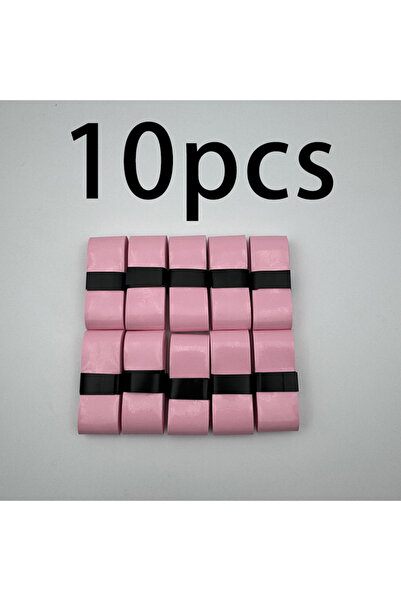 Choice Pink 10pcs 6/10-piece set of badminton grip anti slip straps, tennis r...