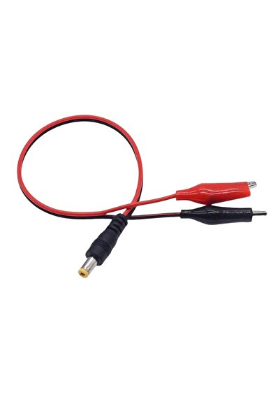 Choice محول طاقة DC-M-Alligator clip قطعة واحدة، محول من مشبكين تمساح إلى قاب...