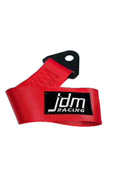 Choice8 1pieces red JDM RACING High-Strength Nylon Tow Strap Universal Car Ra...