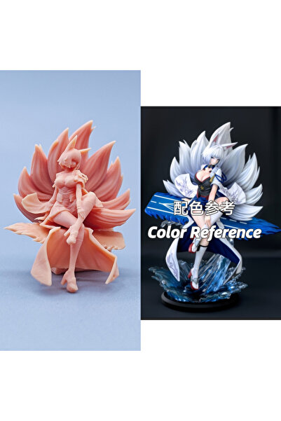 Choice مجسمات بمقياس 1/64، مصنوعة من الراتنج، لون أزرق، من إنتاج شركة كاجا، غ...