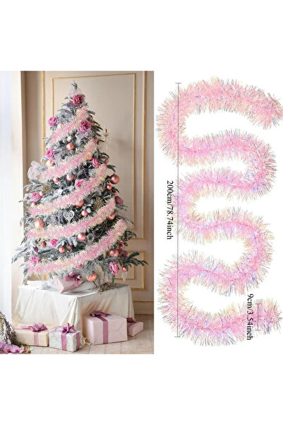 choice2 زينة حفلات وردية لامعة - قطعة واحدة - من 1 إلى 10 قطع - بطول 78.7 بوص...