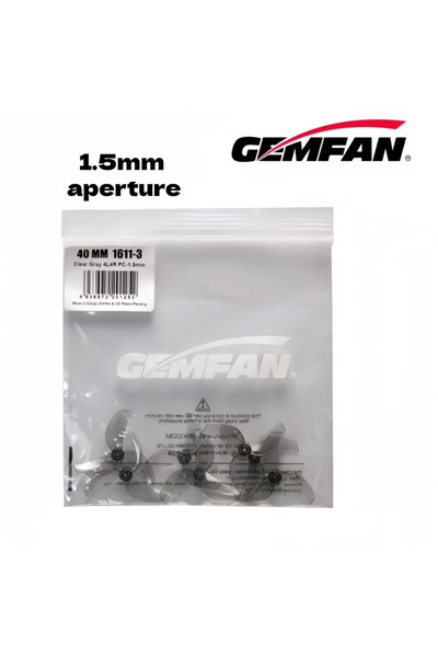 Choice1 1611-3 Grey 1.5mm 4pairs Qianfeng Model Gemfan1611-3 ultra-lightweigh...