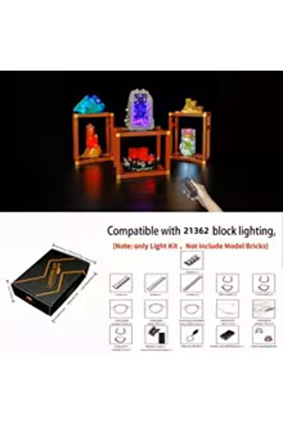 choice2 طقم إضاءة LED LYBMTWF 21362 عن بعد، متوافق مع مبنى مجموعة المعادن من ...