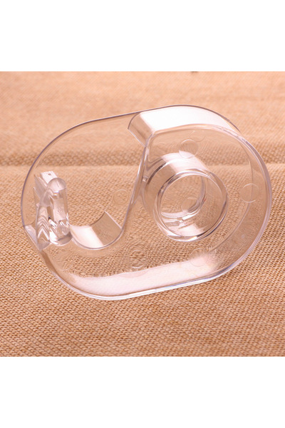 Choice عبوة من قطعتين من موزع وقاطع شريط واشي، حامل شريط بلاستيكي شفاف للكتاب...