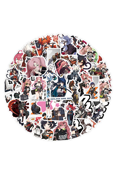 Choice ملصقات بانداي 60 قطعة (10/30/60 قطعة) بتصميم شخصيات كرتونية من لعبة زو...