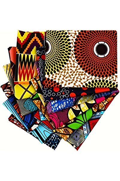 Choice مجموعة من 8 قطع من قماش الشمع الأفريقي الجديد، مقاس 40 × 50 سم، مناسبة...