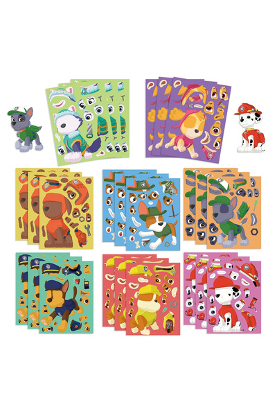 Choice1 Choice 16Sheets 8/16Sheets PAW Patrol Puzzle Anime Stickers Chase Ryd...