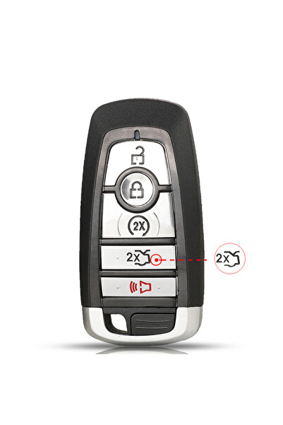 choice2 غطاء مفتاح سيارة جينغيوكين بخمسة أزرار لسيارات فورد مونديو، إيدج، إسك...