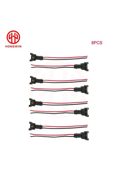 Choice 8pcs SET Waterproof EV1 Fuel Injector Plugs Connector For Bosch440cc 6...