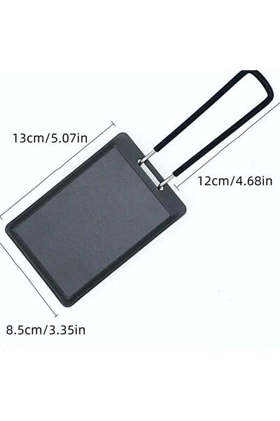 Choice مقلاة تخييم صغيرة محمولة، قطعة واحدة، مناسبة للشواء والخبز، مثالية للس...