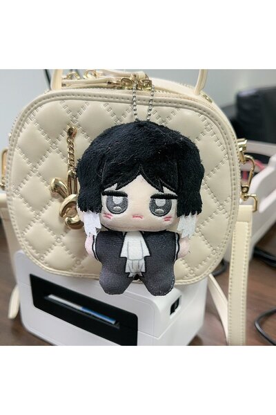 Choice سلسلة مفاتيح قطيفة من أنمي Bungou Stray Dogs، بطول 10 سم، تضم شخصيات د...