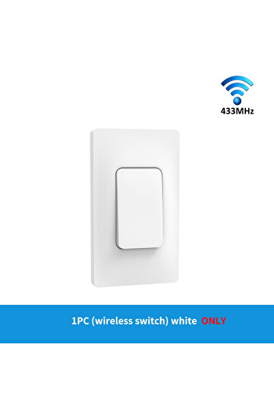 Choice1 white 1 transmitter Wireless Self-powered Without Battery Electr RF 4...
