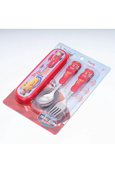 Choice1 طقم أدوات مائدة كامل من ديزني كار لايتنينغ ماكوين، مصنوع من الفولاذ ا...