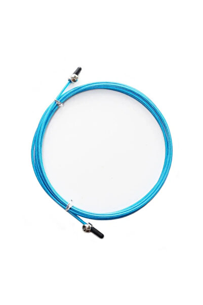 Choice سلك فولاذي أزرق بطول 3 أمتار لحبال القفز، مناسب للياقة البدنية والكروس...