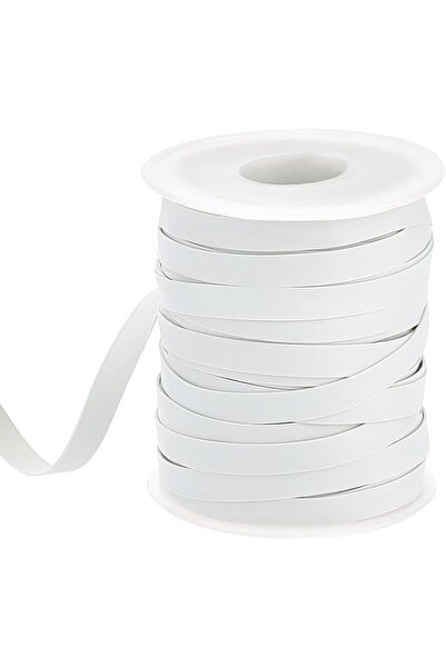 Choice AECH08-05062 30 Yards Swimwear Elastic Band 6mm Wide White Elastic Ban...