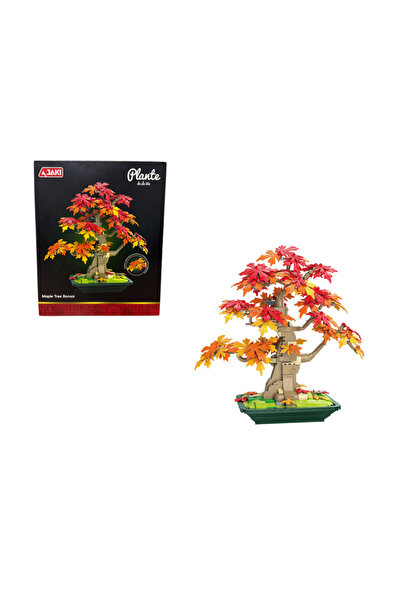 Choice مجموعة ألعاب بناء نباتات جاكي مع صندوق، نموذج تجميع شجرة القيقب بونساي...