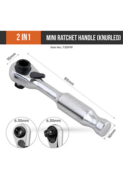 Choice Yellow 72T Mini Ratchet Socket Wrench Set Double Head Handle with Smal...