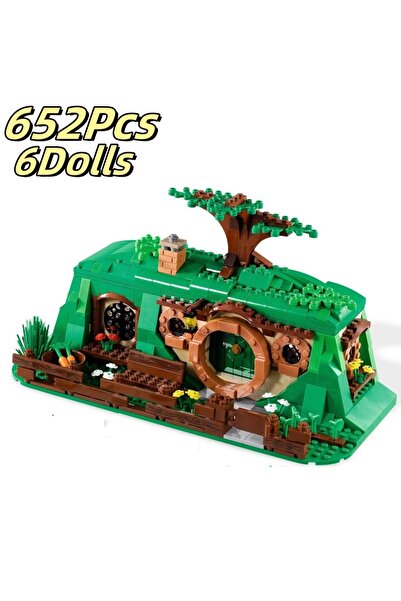 Choice ٦٥٧ قطعة من مكعبات بناء نموذجية لحقيبة نهاية ولورد رينغز، لعبة تعليمية...