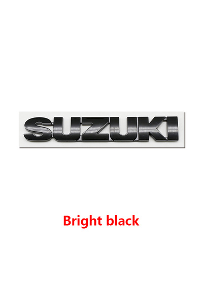 Suzuki Bright black-1pc ABS Car Letter Fender Side Emblem Styling Decor Stick...