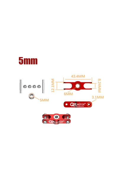 Choice شفرات مراوح قابلة للطي من ألياف الكربون من QX-MOTOR مقاس 5 مم (9.5x5، ...