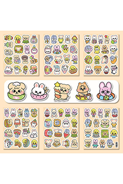 Choice FK-100pcs 100pcs SKZOO Cute Cartoon Stickers, Animal Collection Sticke...