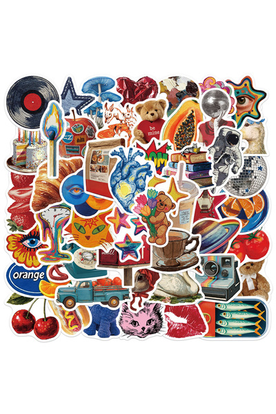 Choice1 A-50 قطعة 50/100 قطعة ملصقات جرافيتي عتيقة من حقبة الألفية الثانية، ل...