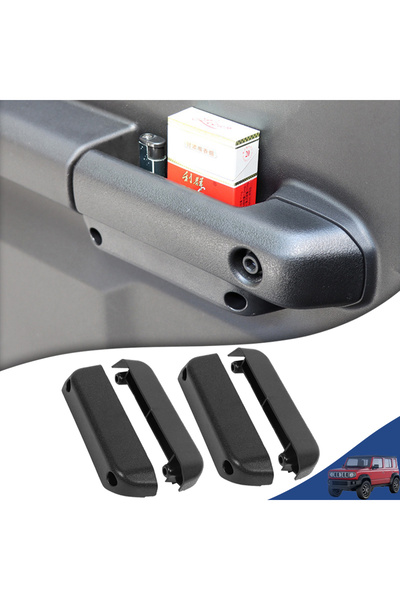 Choice 4 قطع من صندوق تخزين مسند الذراع الداخلي لباب السيارة، منظم، حامل هاتف...