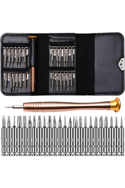 Choice مجموعة مفكات براغي دقيقة 25 في 1، رؤوس مفكات براغي توركس فيليبس 25 في ...