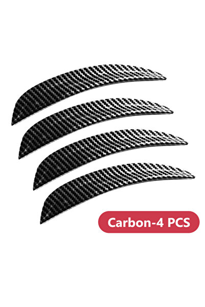 Choice 4 قطع من ألياف الكربون، 4 قطع من SEAMETAL، شرائط تزيينية مضادة للصدمات...