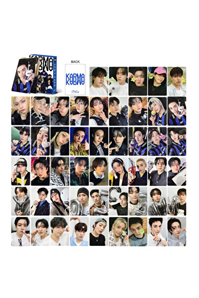Choice KS-55pcs 55pcs Stray Kids Album KARMA بطاقة صغيرة SKZOO Felix بطاقة صو...