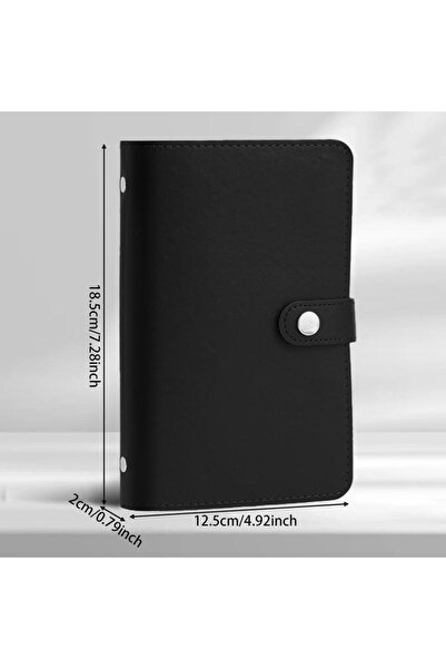 Choice ١٠٠ ظرف أسود قابل لإعادة الاستخدام لتوفير المال، دفتر ملاحظات لتوفير ا...