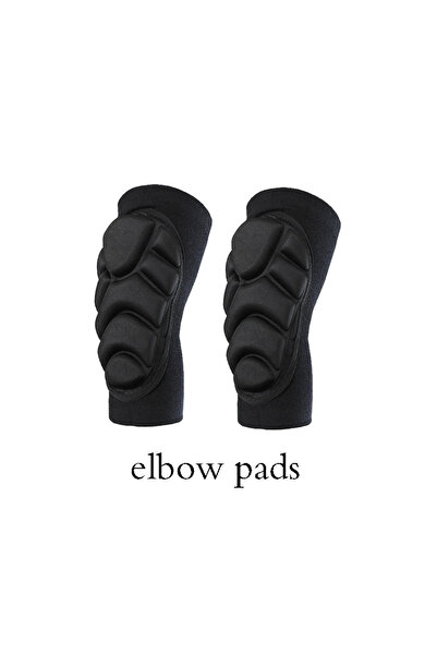 Choice زوج واحد من واقيات الكوع الاحترافية للتزلج، لون أسود، لحماية الكوع أثن...