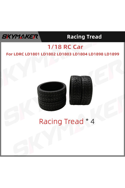 Choice إطار سيارة LD-RTP LDRC 1/18 RC لسيارات السباق والانجراف بمقياس 1:18 LD...