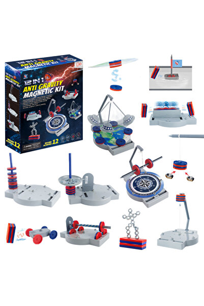 Choice مجموعة أدوات صنع العلوم المغناطيسية 12 في 1 من بوكس ​​كرييتيف، تجربة ف...